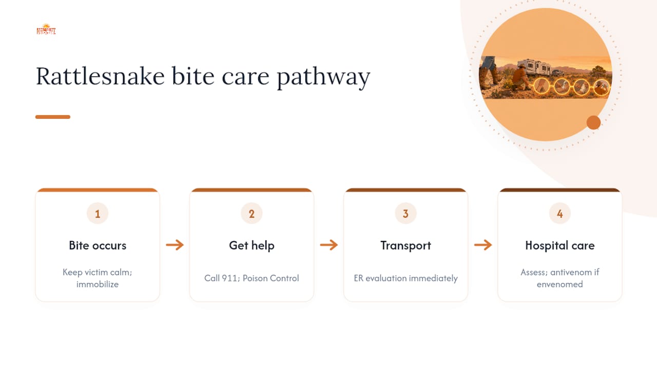 Rattlesnake bite emergency care pathway