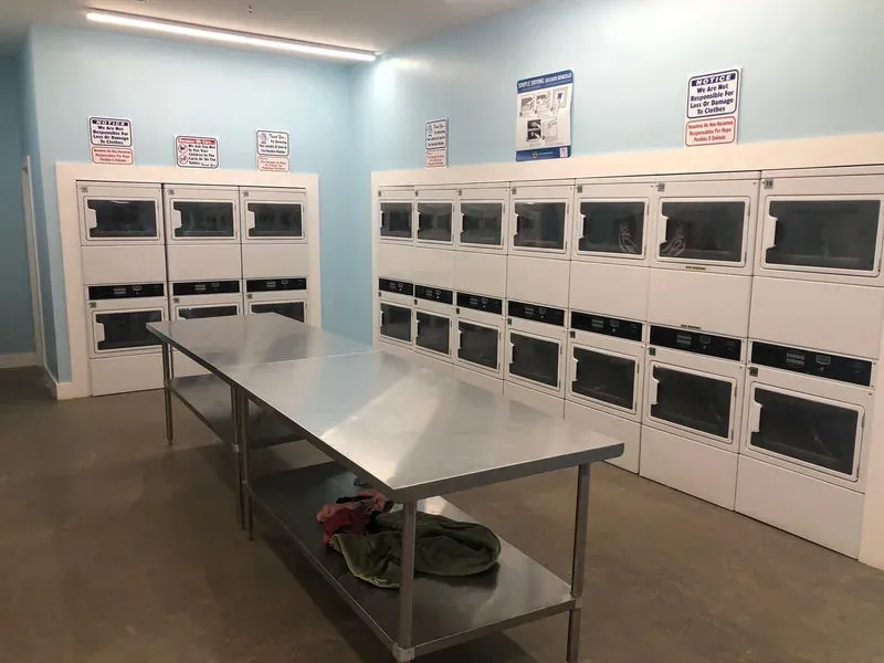 Shower hall at Mesquite Oasis Lodge & RV Park in Odessa, Texas